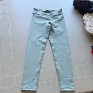 Yogalicious Light Mint Green Girls' Leggings - Stretchy Everyday Bottoms